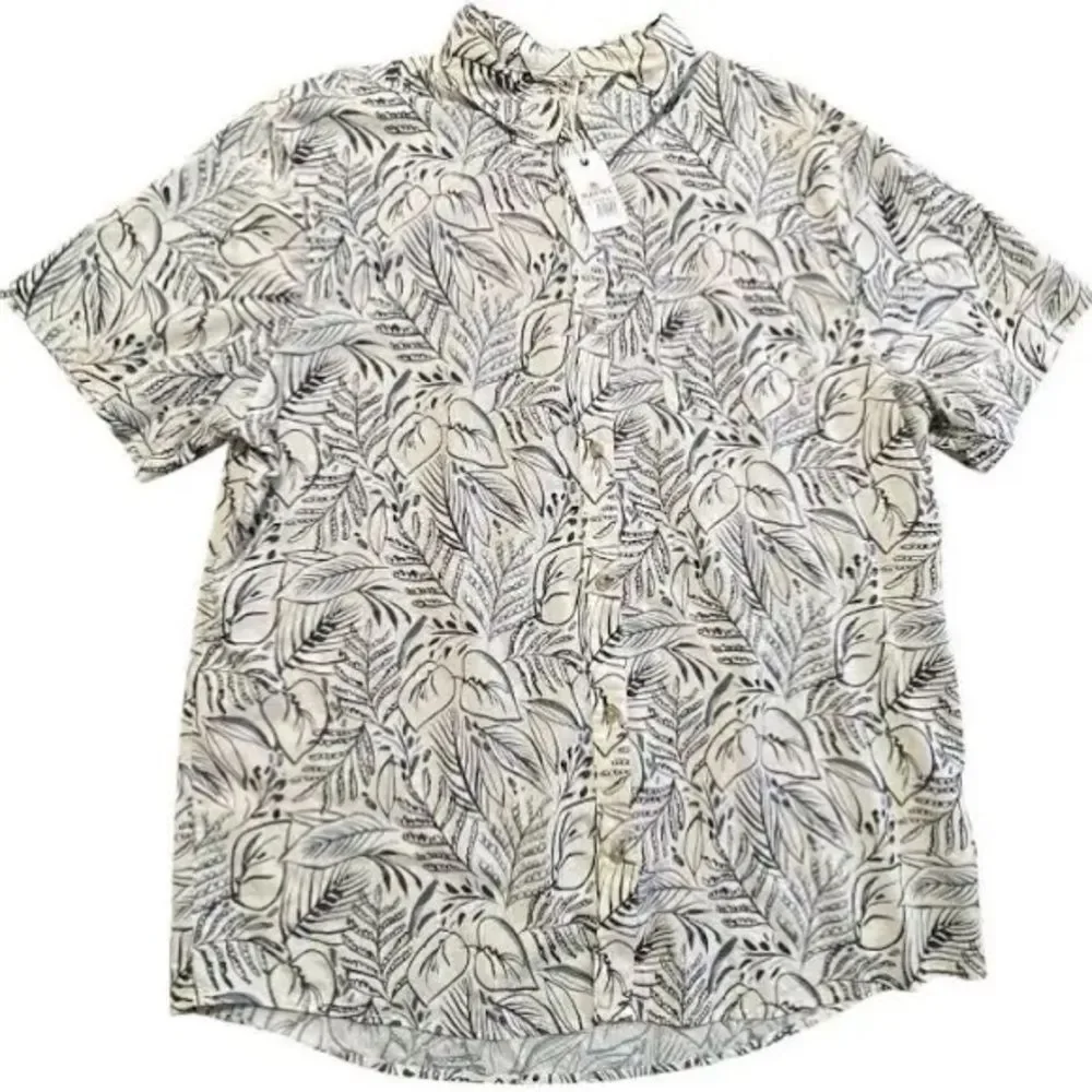 Marine Layer Vintage Hawaiian Print SS Cotton Rayon Shirt | Size Small | NEW - Picture 5 of 5